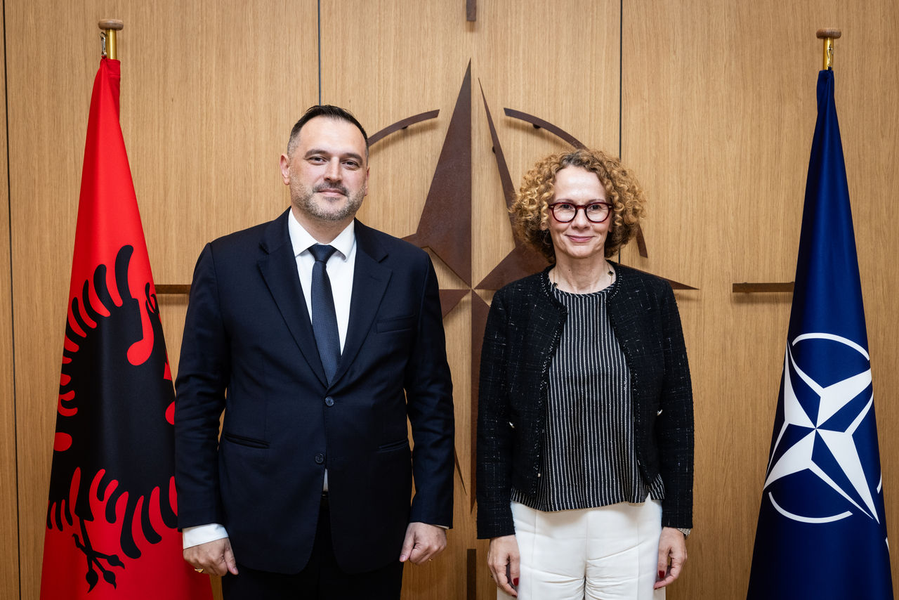 NATO Deputy Secretary General meets with the Minister of Defence of Albania