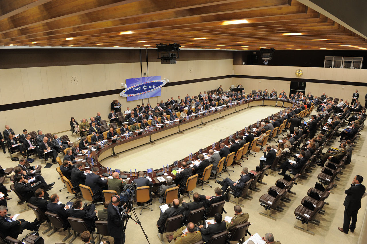 Euro-Atlantic Partnership Council. View of the room.