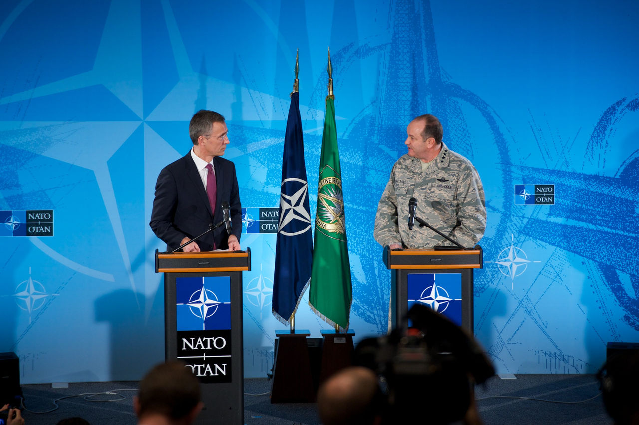 Joint press point with NATO Secretary General Jens Stoltenberg and Supreme Allied Commander Europe, General Philip Breedlove 