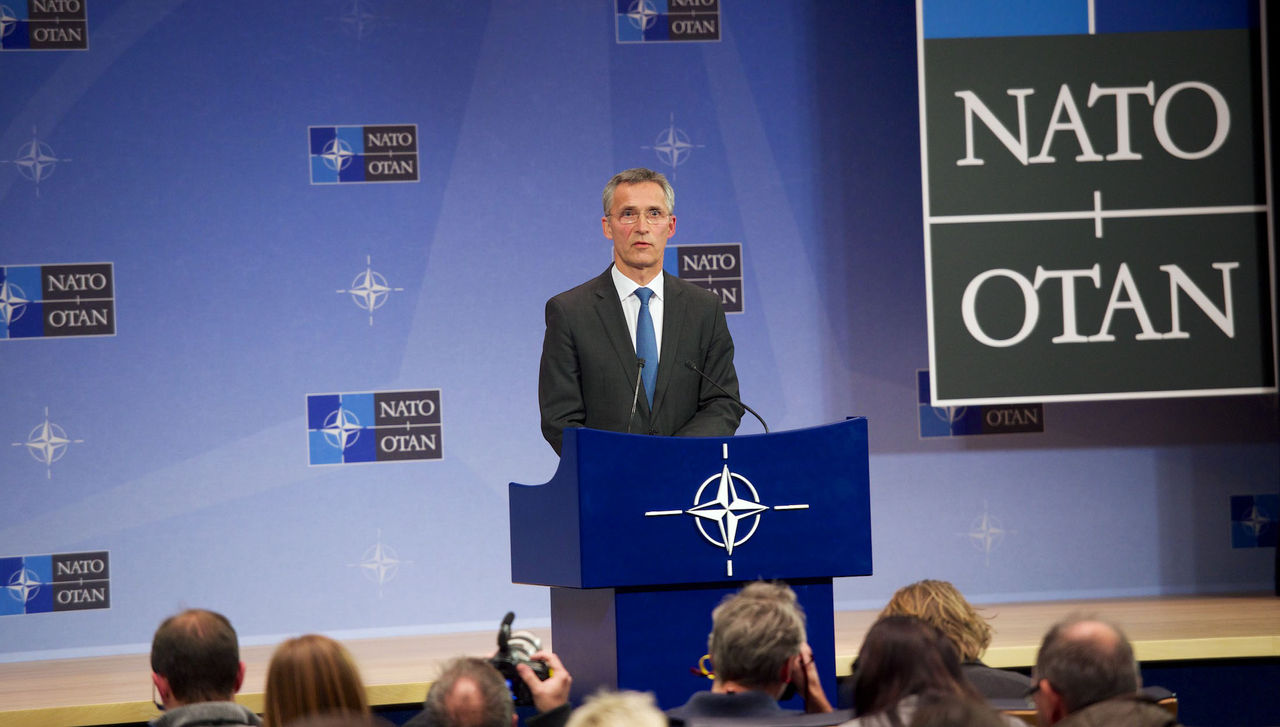 NATO Secretary General during his press conference