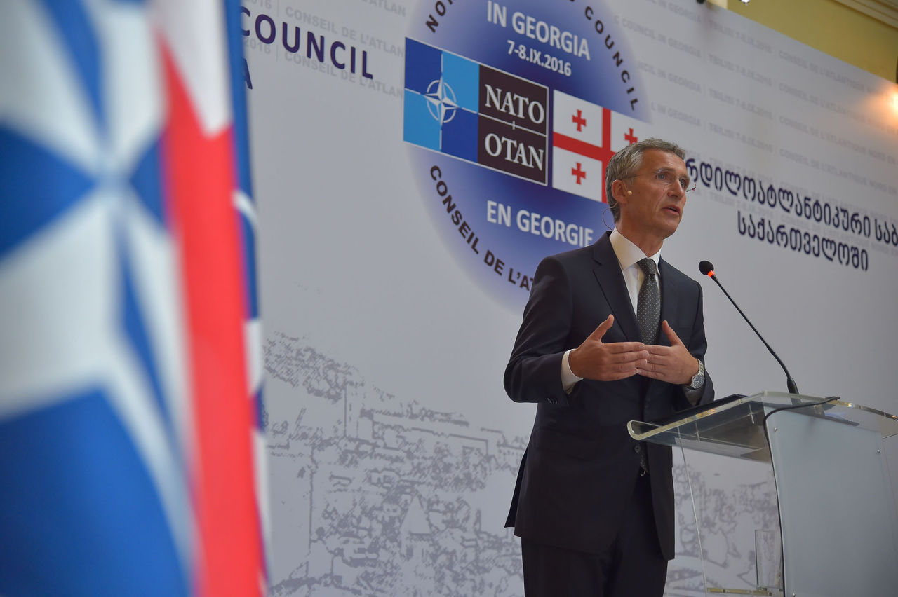 NATO's Enduring Mission – Defending Values, Together - NATO Secretary General Jens Stoltenberg delivers a speech to a student audience at the National Parliamentary Library in Tbilisi, Georgia