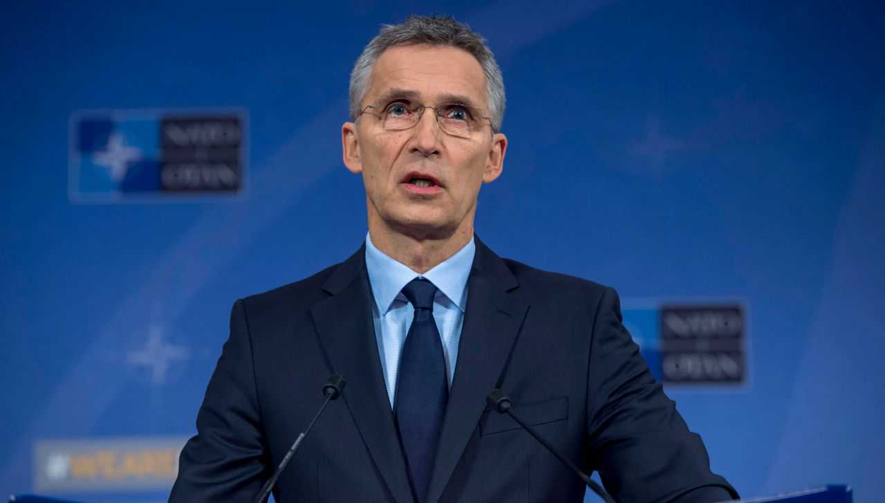 Press conference by NATO Secretary General Jens Stoltenberg ahead of the meetings of NATO Ministers of Foreign Affairs on 5 and 6 December in Brussels