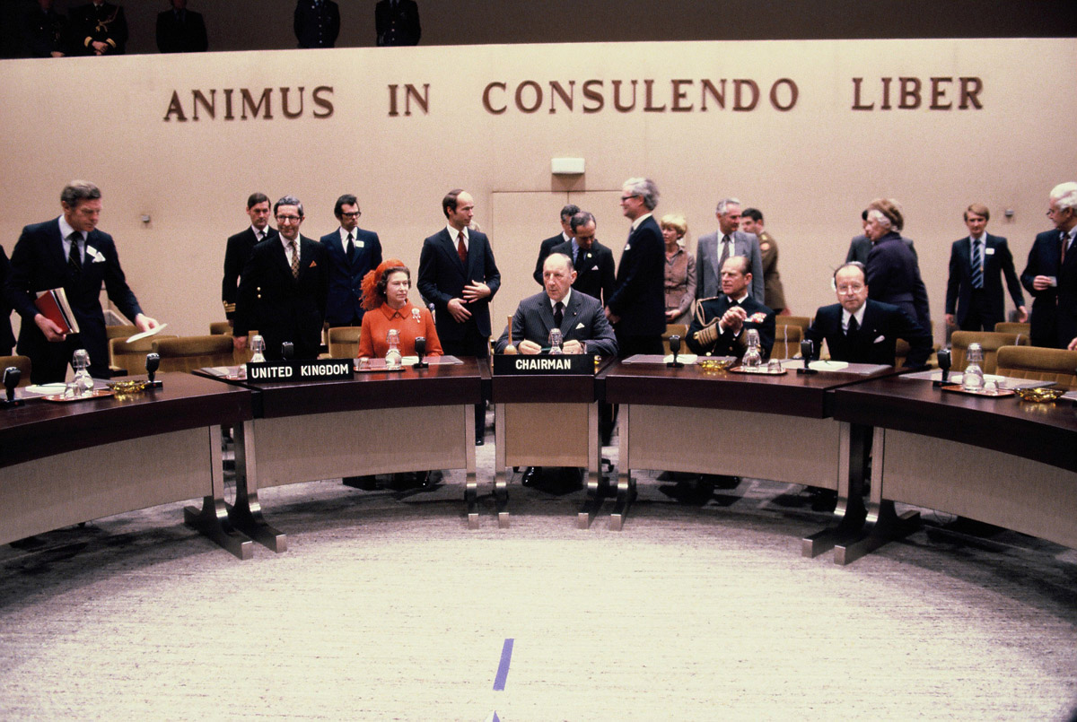 NATO motto in NAC room