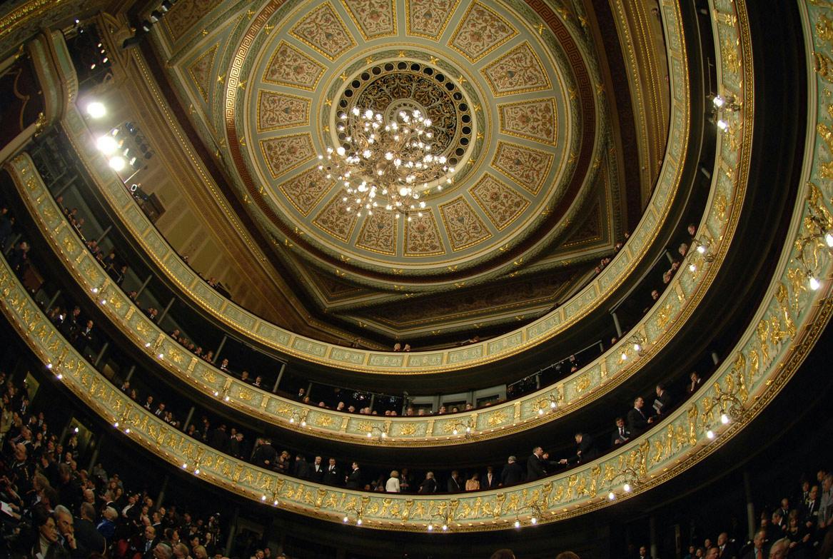 Opera house in Riga during 2006 NATO Summit