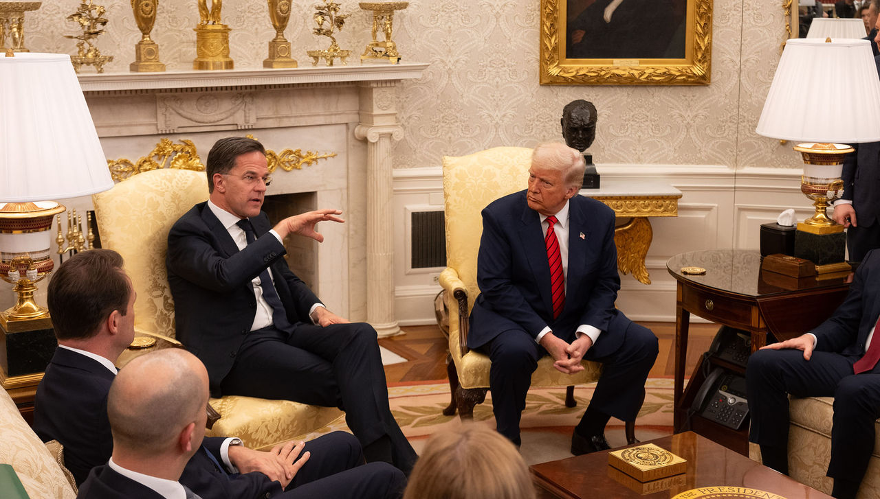 NATO Secretary General Mark Rutte with the President of the United States of America, Donald J. Trump at the White House