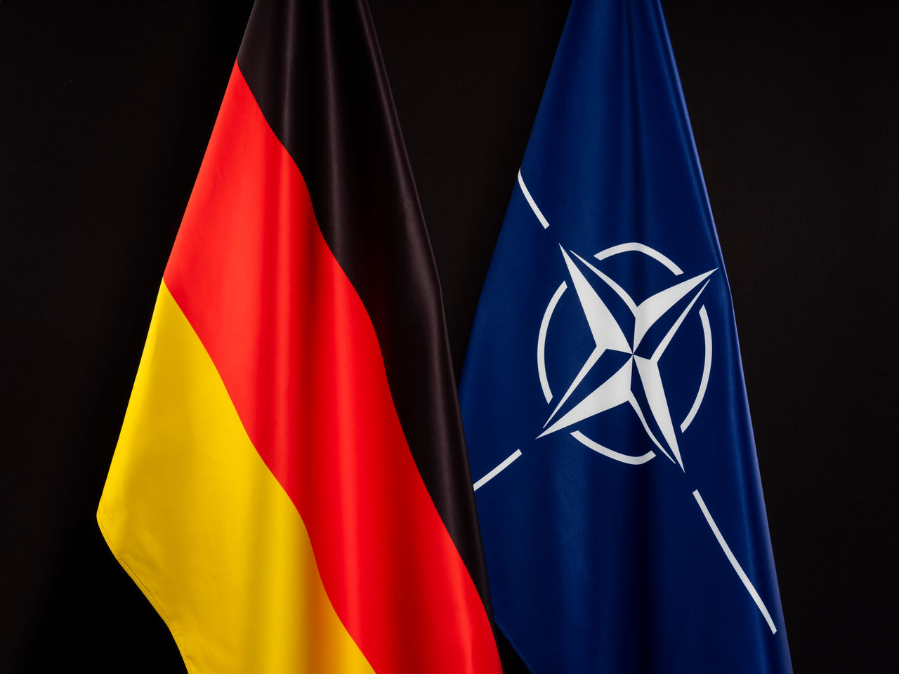 germany-nato-flags-on-black