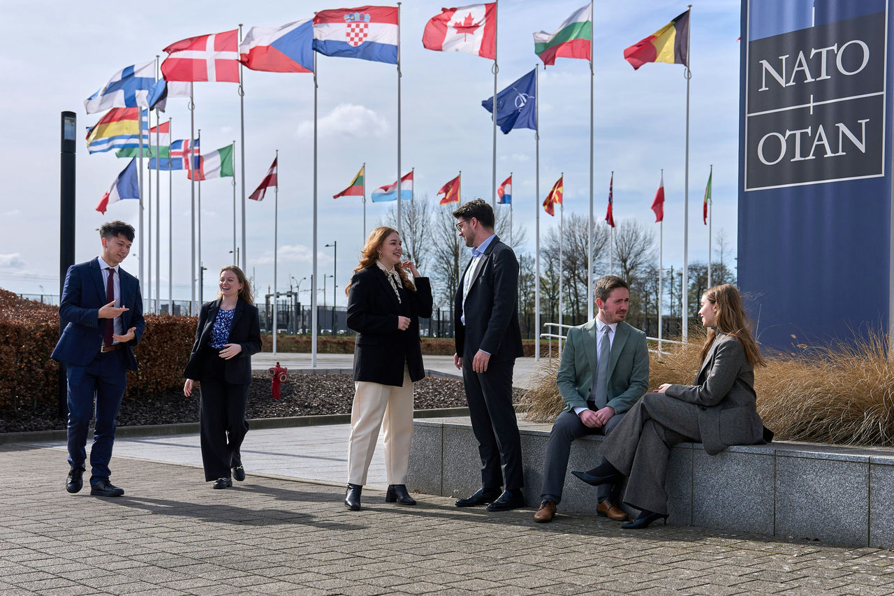 Interns at NATO Headquarters in Brussels, Belgium