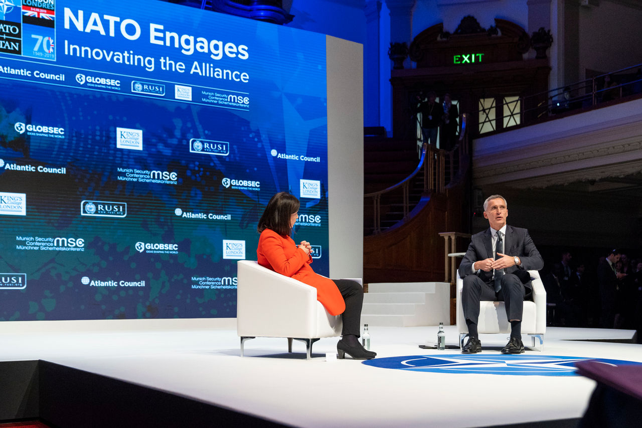 NATO Secretary General Jens Stoltenberg particpates in the Conference NATO Engages