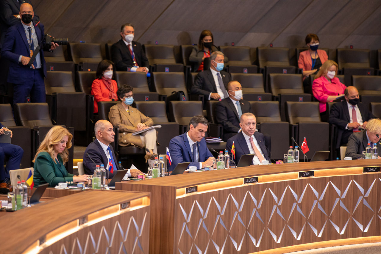 Zuzana Caputova (President, Slovak Republic); Janez Jansa (Prime Minister, Slovenia); Pedro Sanchez Perez-Castejon (Prime Minister, Spain); Recep Tayyip Erdogan  (President, Turkey); Boris Johnson (Prime Minister, United Kingdom)