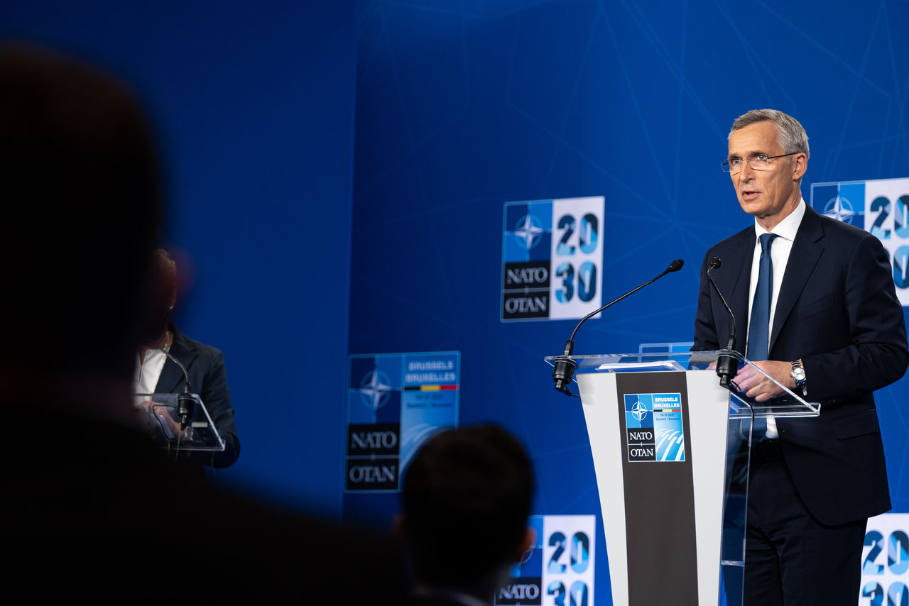 Press conference by NATO Secretary General Jens Stoltenberg following the NATO Summit in Brussels