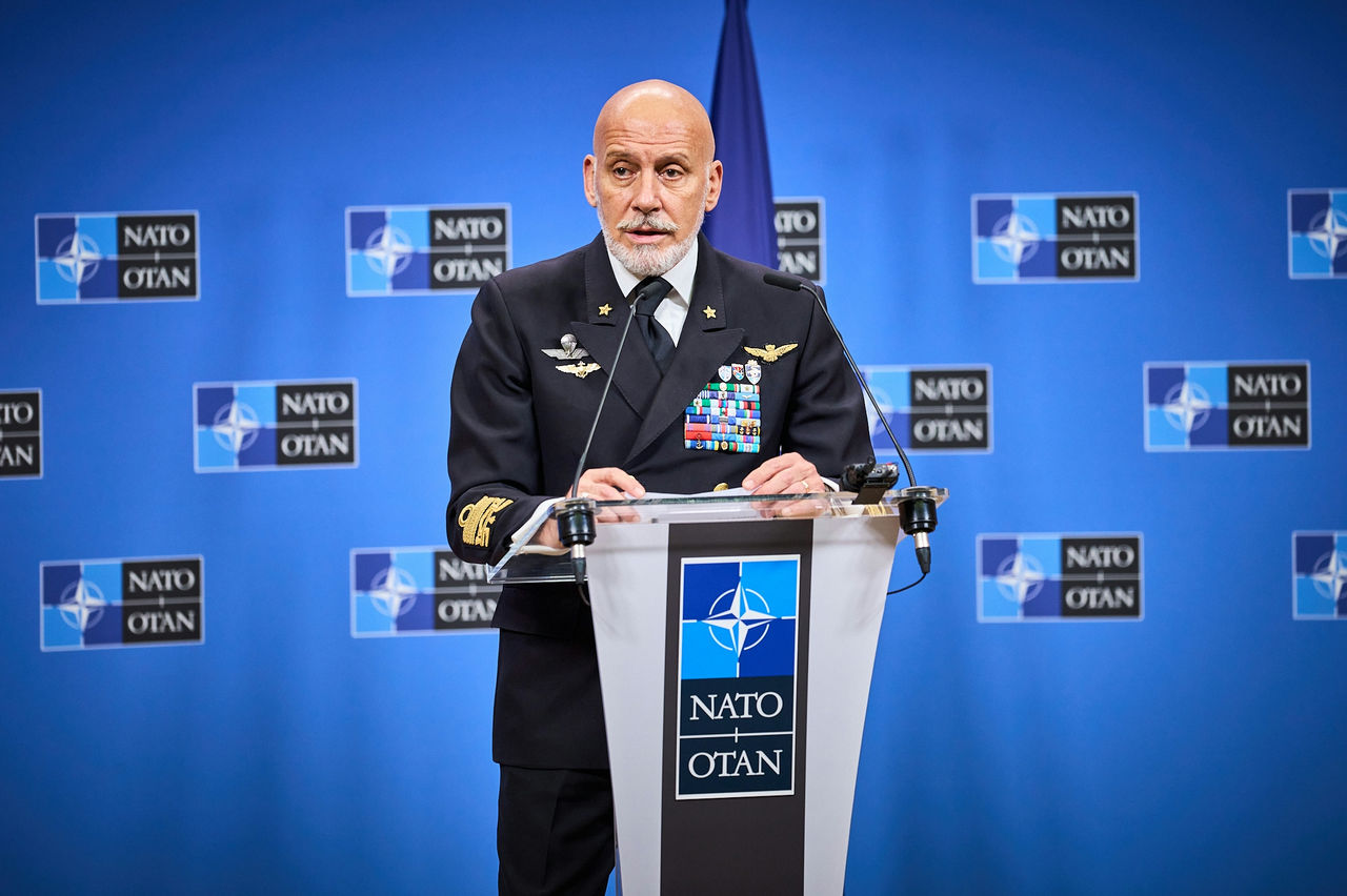 Press conference with Admiral Giuseppe Cavo Dragone, Chair of the NATO Military Committee