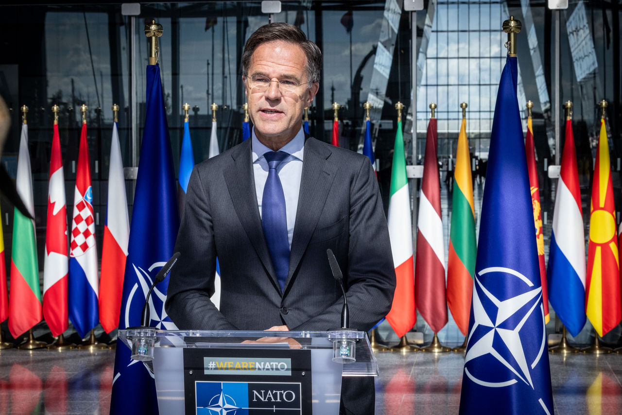 NATO Secretary General Mark Rutte gave a statement on the violation of Polish airspace by Russian drones, following a North Atlantic Council meeting