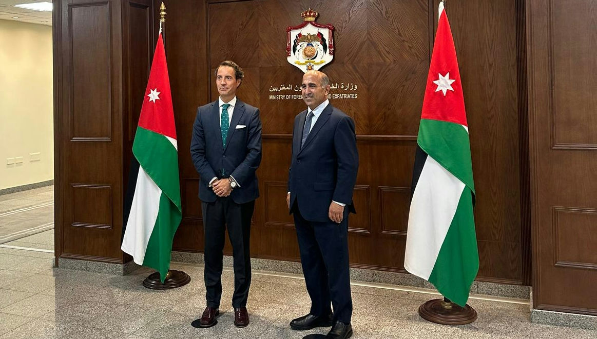NATO Secretary General’s Special Representative for the Southern Neighbourhood, Javier Colomina with the Secretary General of the Ministry of Foreign Affairs, H.E. Ambassador Dhaifallah Al-Fayez in Jordan