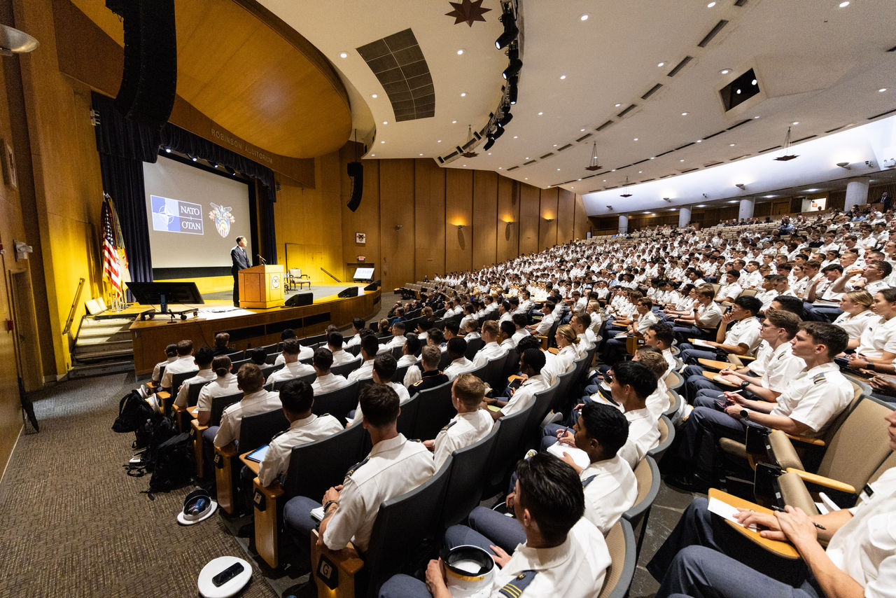 NATO Secretary General Mark Rutte visits the United States Military Academy West Point and addresses the cadets