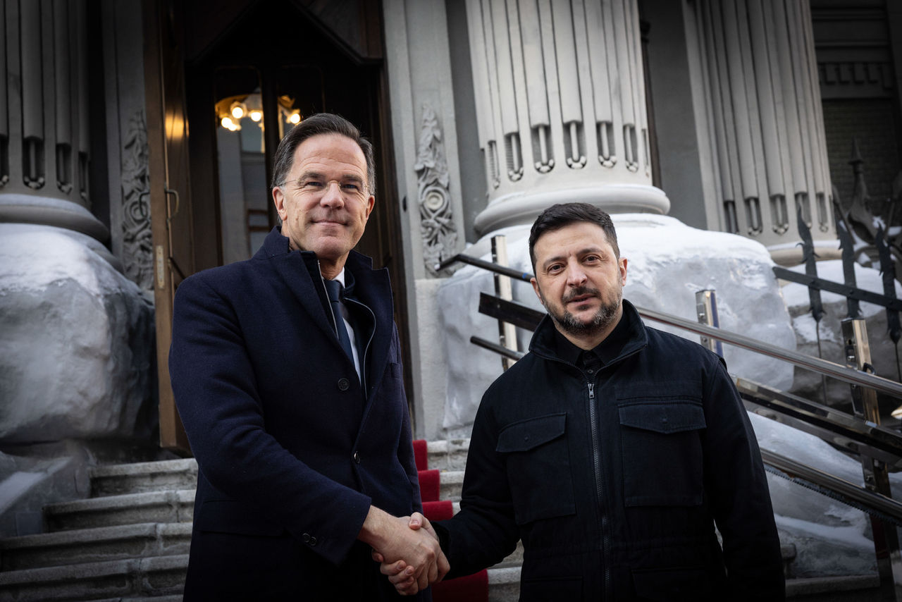 NATO Secretary General Mark Rutte with Volodymyr Zelenskyy, President of Ukraine