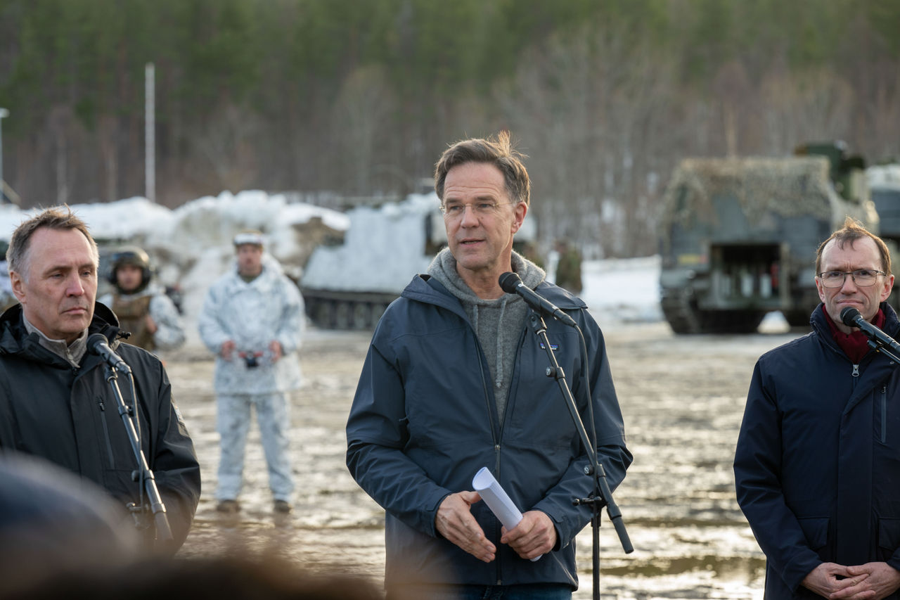 Joint press conference by the NATO Secretary General Mark Rutte, Tore O. Sandvik, Minister of Defence of Norway   and Espen Barth Eide, Minister of Foreign Affairs of Norway 