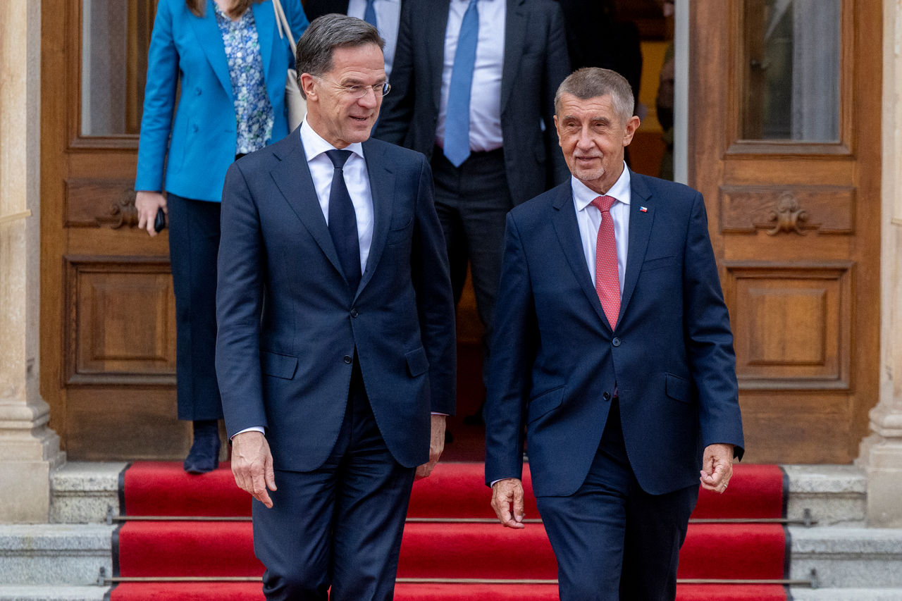 NATO Secretary General Mark Rutte meets with Andrej Babiš, Prime Minister of Czechia
