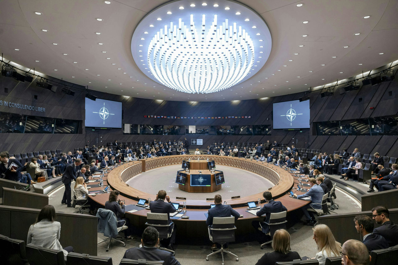 NATO Deputy Secretary General Radmila Shekerinska chairs the North Atlantic Council (NAC) meeting with Senior National Officials for Resilience at NATO Headquarters in Brussels, Belgium