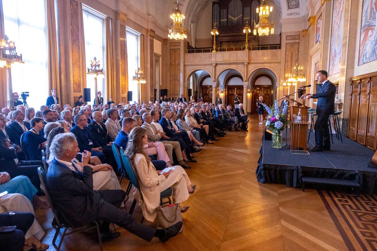NATO Secretary General Mark Rutte attends the KPMG Conference in Rotterdam and delivers a speech