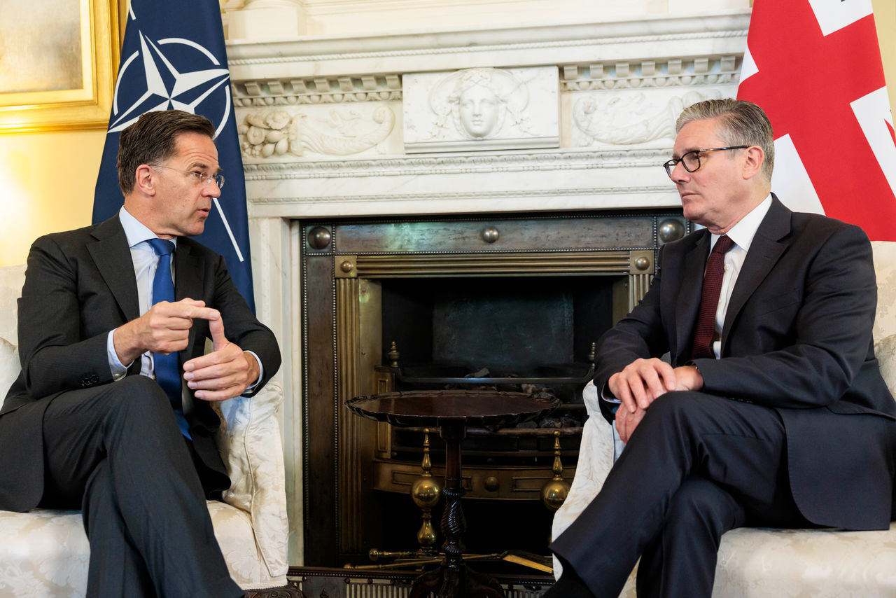 NATO Secretary General Mark Rutte meets with Sir Keir Starmer, Prime Minister of the United Kingdom