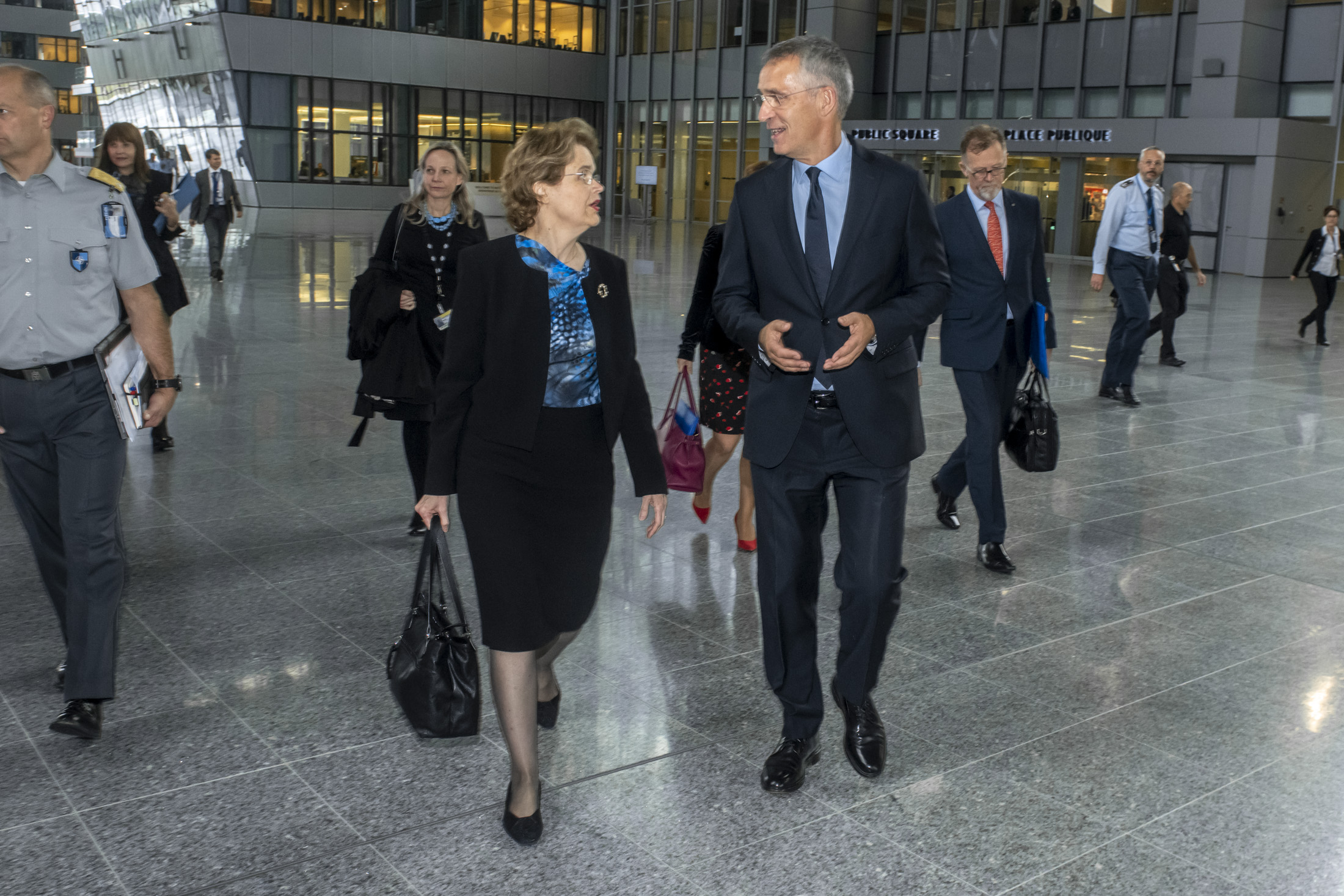 NATO - Photo gallery: Australian Secretary of the Department of Foreign ...