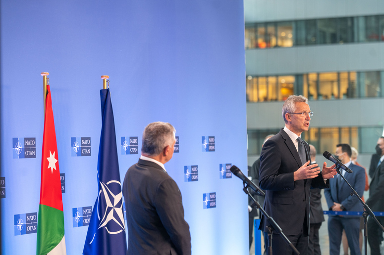 NATO - Photo gallery: The King of Jordan visits NATO, 05-May.-2021