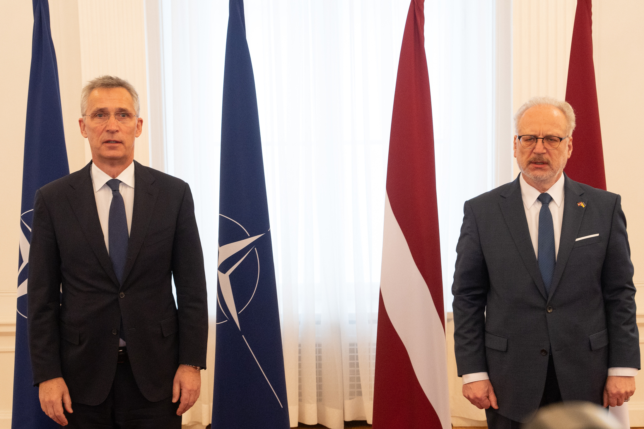 NATO - Photo gallery: NATO Secretary General visits Latvia, 08-Mar.-2022